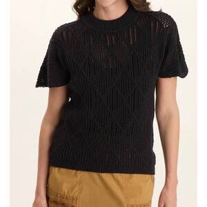 NEW XCVI copeland mock neck sweater in black